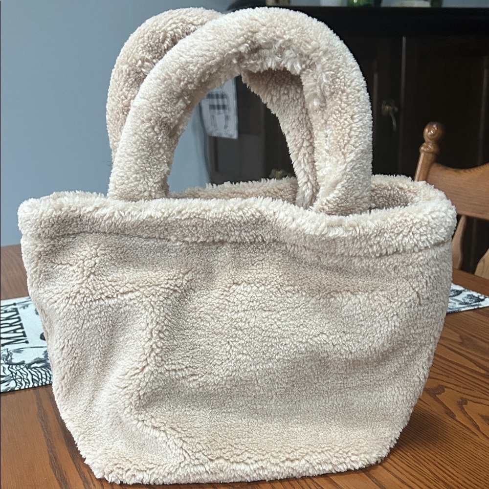 Prada Teddy Sherpa Mini Tote Bag - GWP - Picture 4 of 6